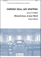 Liebster Jesu, wir sind hier SATB choral sheet music cover